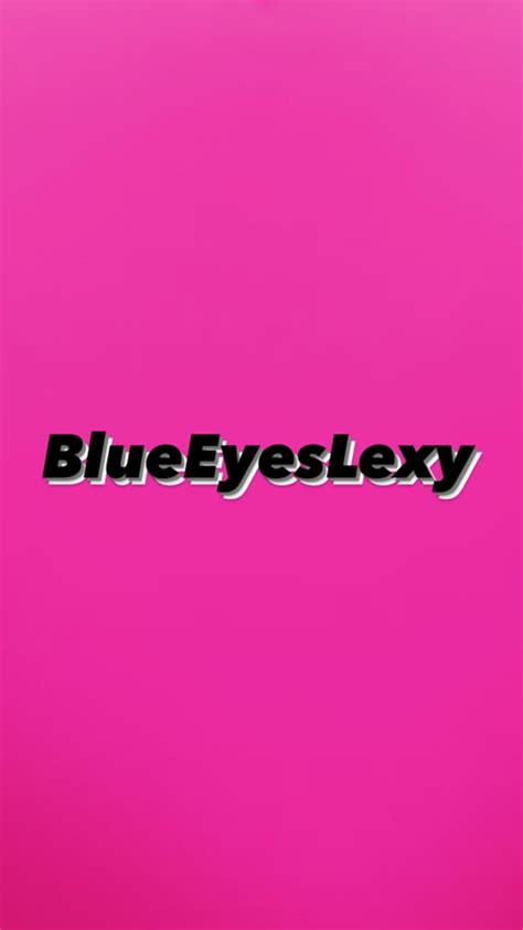 blueeyeslexystar OnlyFans Leaks 2025