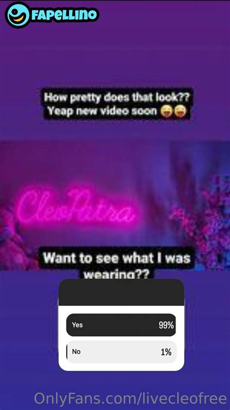 livecleofree OnlyFans Leaks 2025