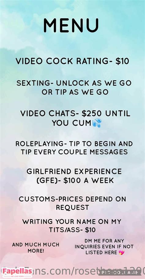 rosethorn129021 OnlyFans Leaks 2025