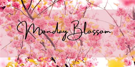 mondayblossom OnlyFans Leaks 2025