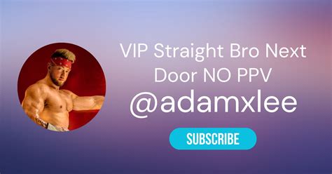 adamxlee OnlyFans Leaks 2025