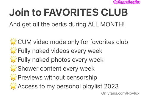 novlux OnlyFans Leaks 2025