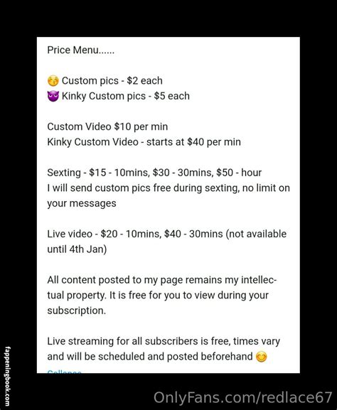 redlace67 OnlyFans Leaks 2025