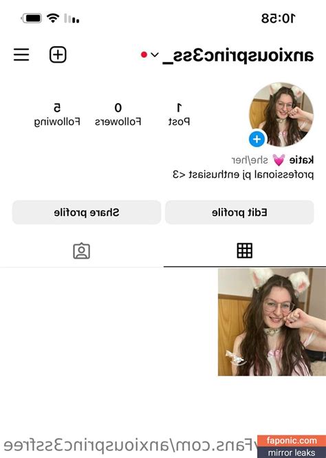 anxiousprinc3ss OnlyFans Leaks 2025