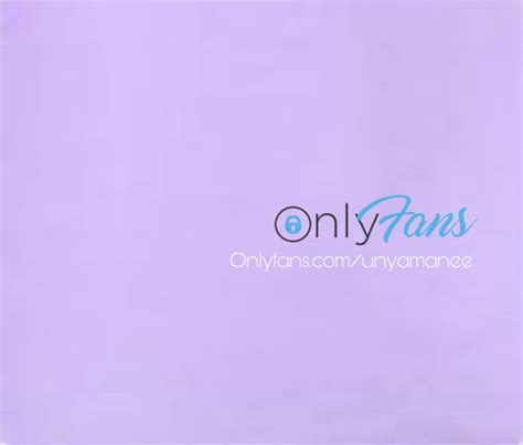 unyamanee OnlyFans Leaks 2025