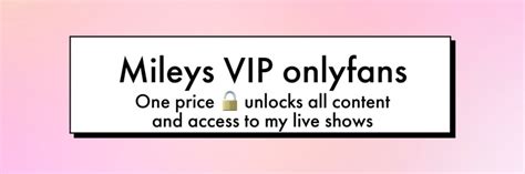 mileyxvip OnlyFans Leaks 2025