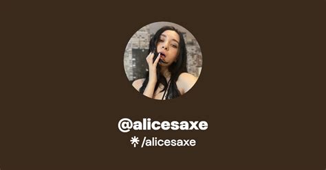 alicesaxe OnlyFans Leaks 2025