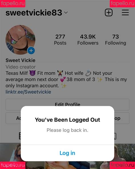 sweetvickievip OnlyFans Leaks 2025
