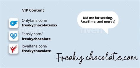 freakychocolatefree OnlyFans Leaks 2025