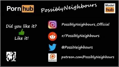 possiblyneighbours OnlyFans Leaks 2025