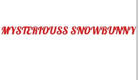 mysterioussnow2 OnlyFans Leaks 2025