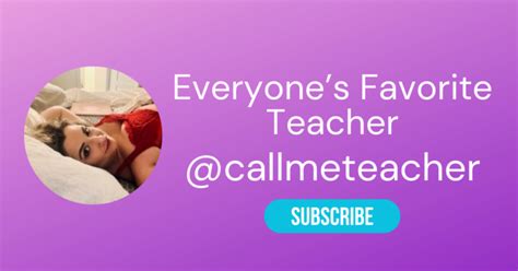 callmeteacher OnlyFans Leaks 2025
