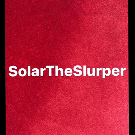 solartheslurper OnlyFans Leaks 2025
