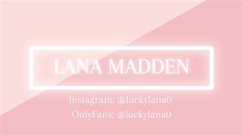 luckylana0 OnlyFans Leaks 2025